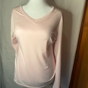 Croft & Barrow Soft Blush Long Sleeve Tee